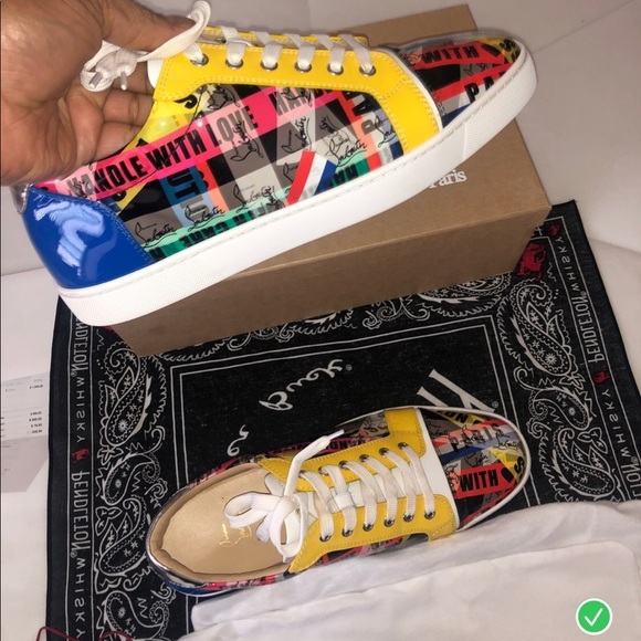 Christian Louboutin Other - Christian Louboutin sneakers multicolor size 11 US